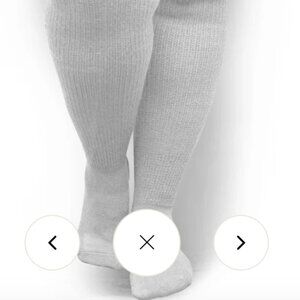 Thunda Thighs Size Small Cozy Thigh High Socks for Plus Size Thick Thighs